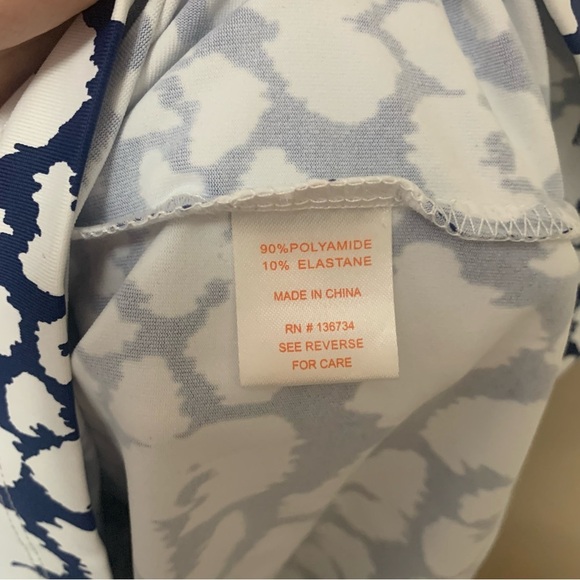Persifor Kilpatrick Panthera Dress Blue White Size Large NWT New - Picture 11 of 11